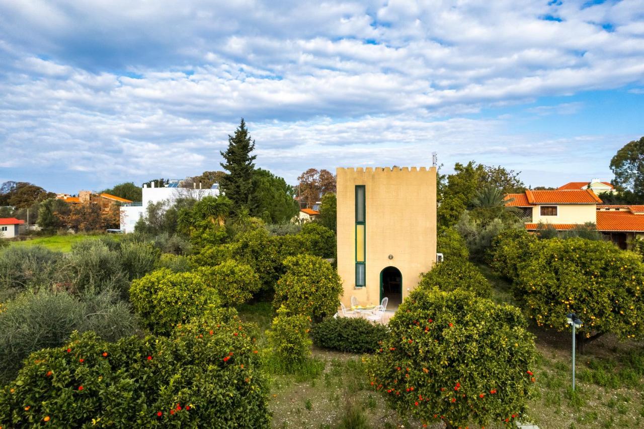 The Tower With The Orange Tree Garden Villa Ialysos  Dış mekan fotoğraf